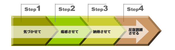 新人研修ステップ